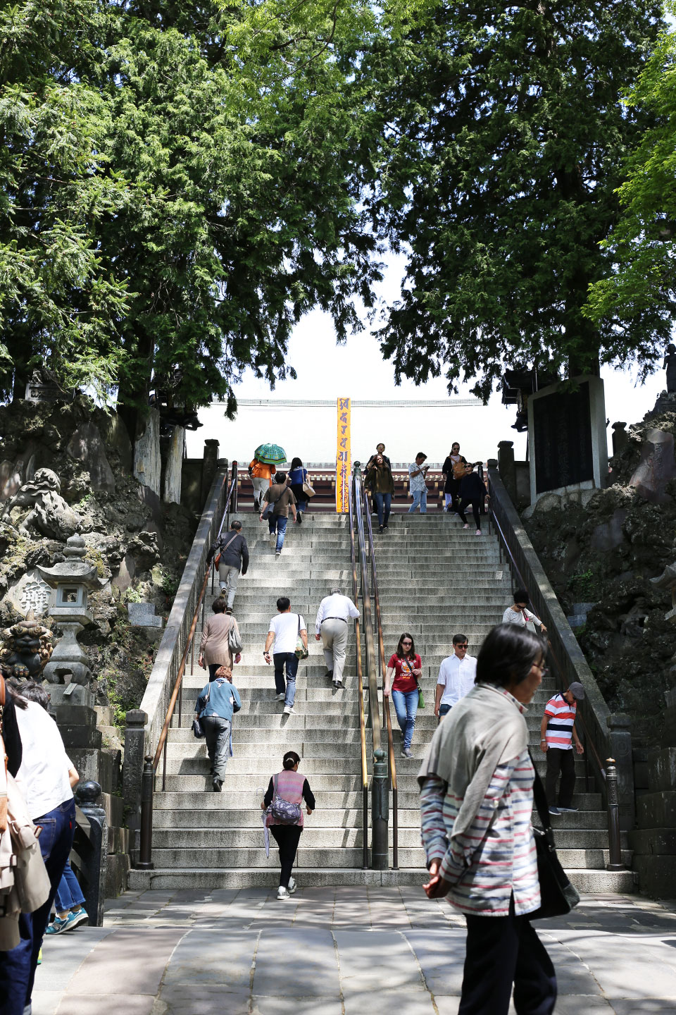 成田山階段