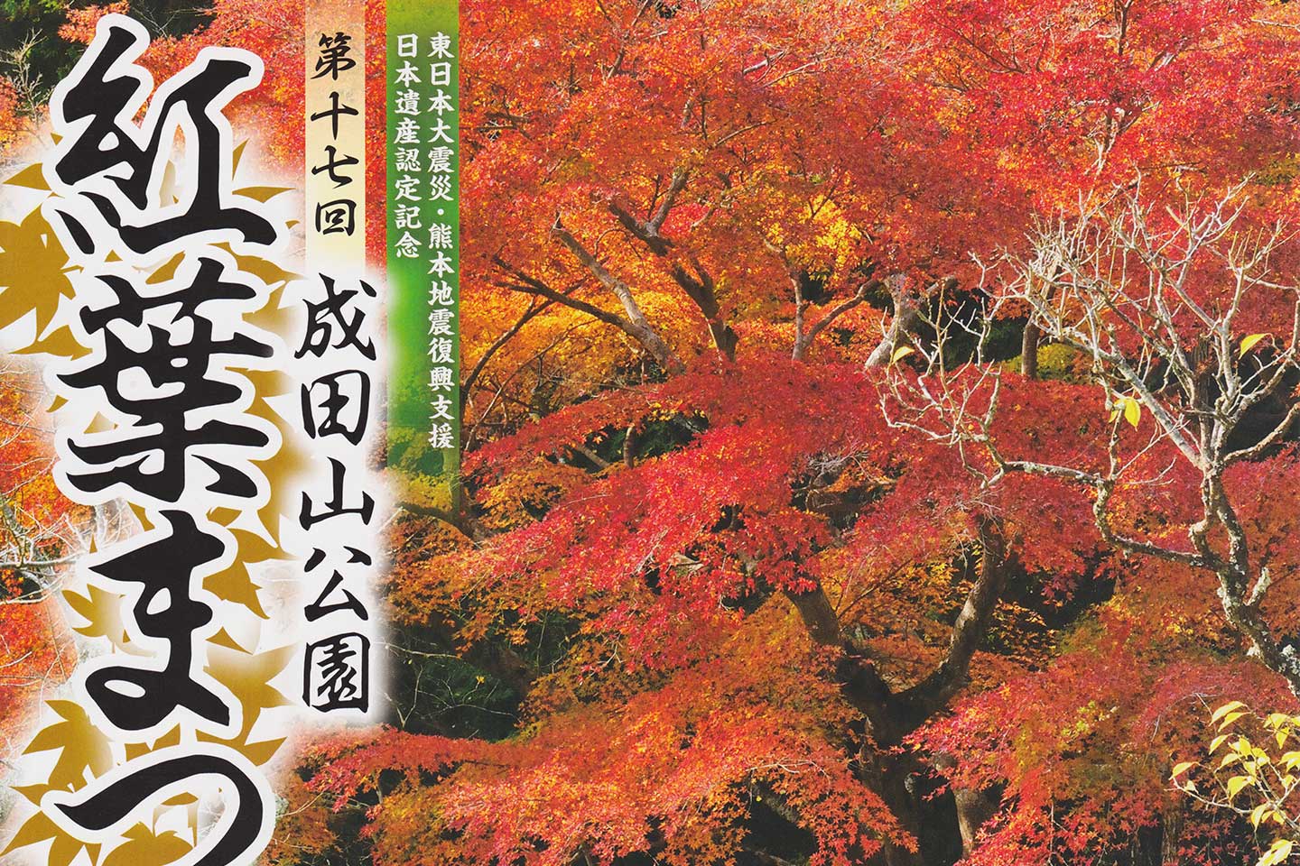 11月12日〜27日『第17回 成田山公園 紅葉まつり』が開催されます！！成田の秋を満喫しよう！！ 成田リポート
