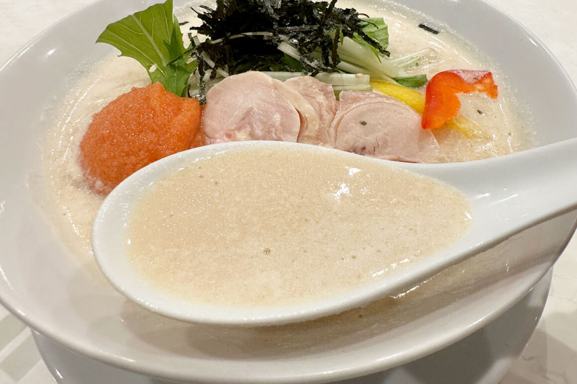 東京オリーブ　明太子　スープ