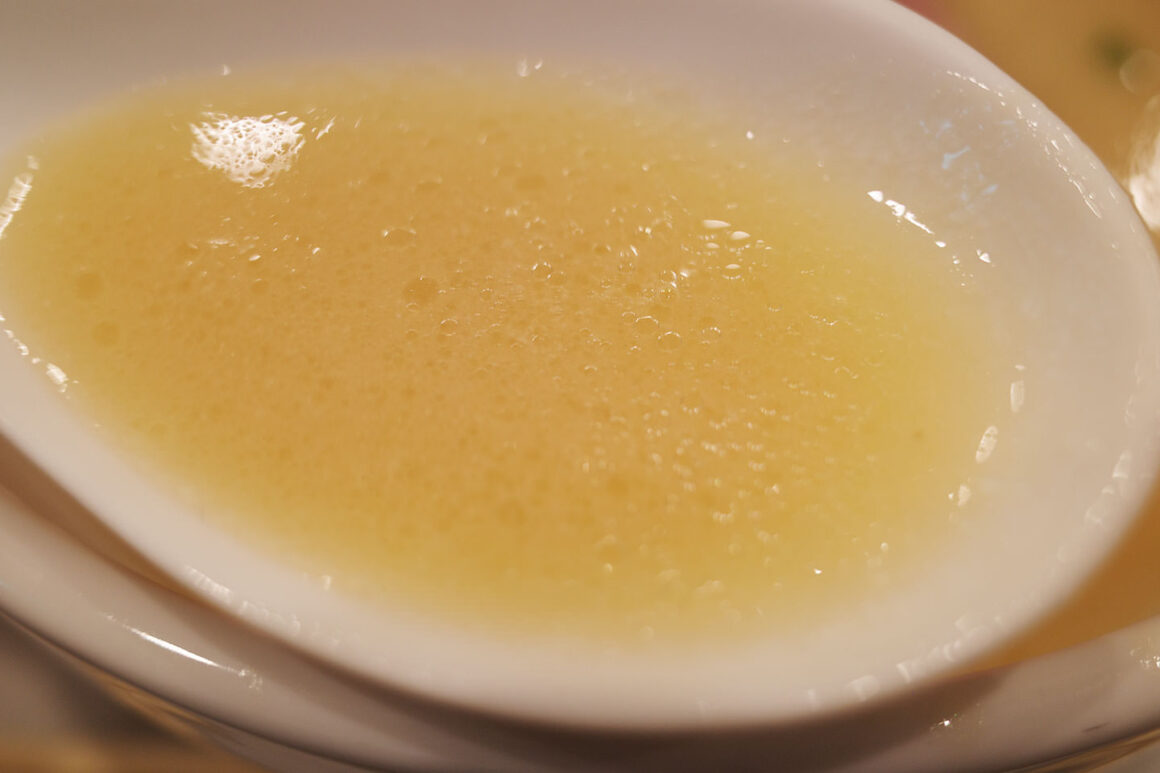 麺 MIZUNO　鶏パイタン　スープ